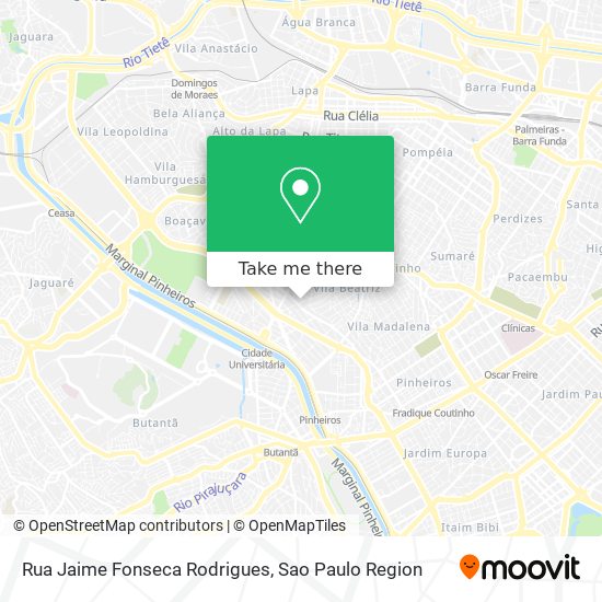 Rua Jaime Fonseca Rodrigues map