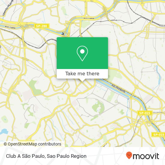 Club A São Paulo map