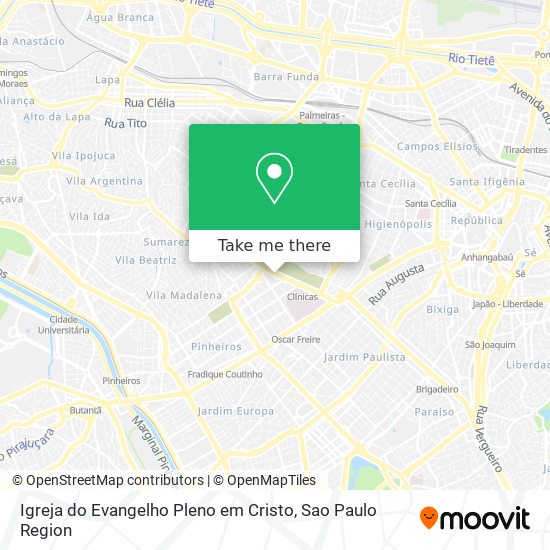 Igreja do Evangelho Pleno em Cristo map