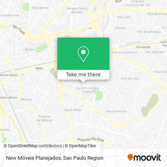 New Móveis Planejados map