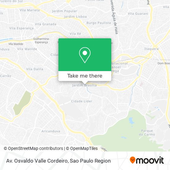 Av. Osvaldo Valle Cordeiro map