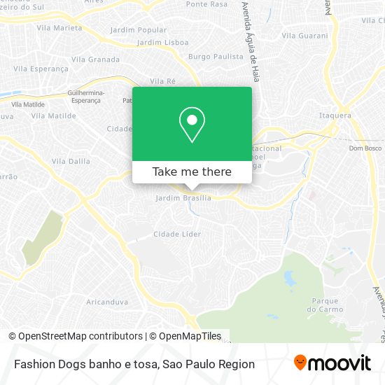 Fashion Dogs banho e tosa map