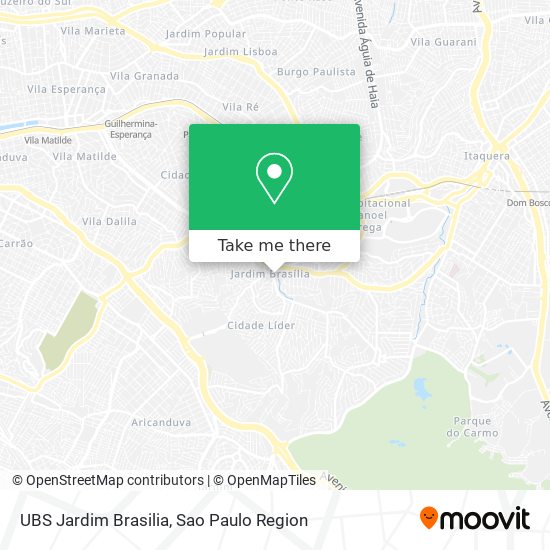 UBS Jardim Brasilia map