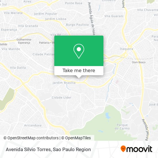 Mapa Avenida Silvio Torres