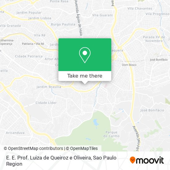 E. E. Prof. Luiza de Queiroz e Oliveira map