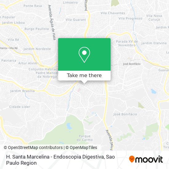 H. Santa Marcelina - Endoscopia Digestiva map