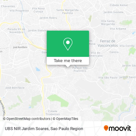 UBS NIR Jardim Soares map