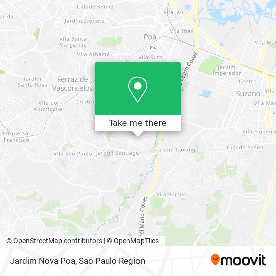 Mapa Jardim Nova Poa