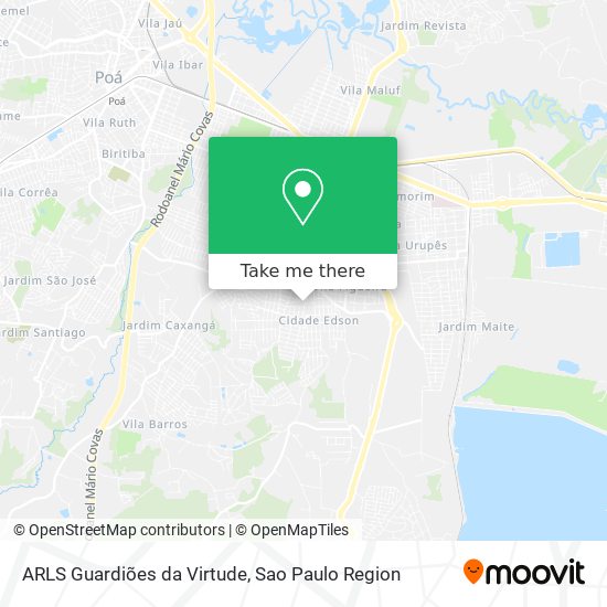 ARLS Guardiões da Virtude map