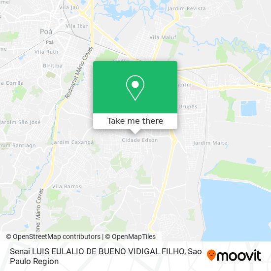 Mapa Senai LUIS EULALIO DE BUENO VIDIGAL FILHO