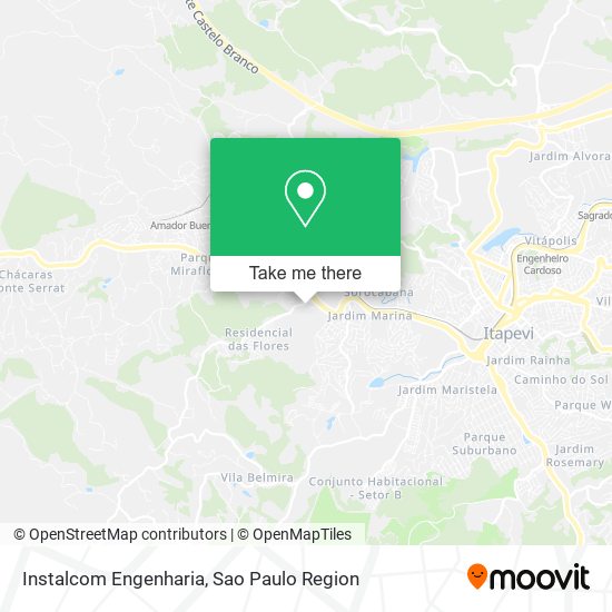 Mapa Instalcom Engenharia