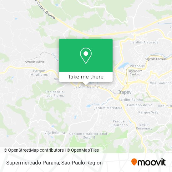 Supermercado Parana map