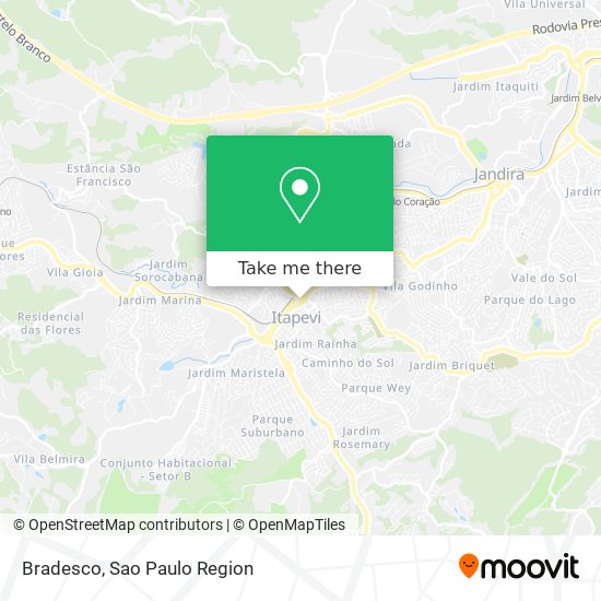 Bradesco map