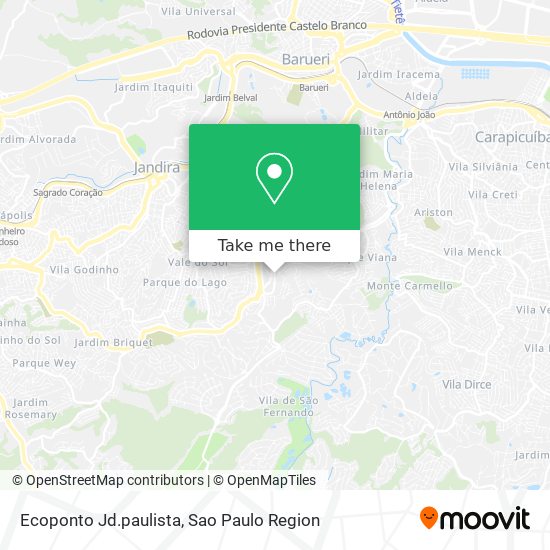 Ecoponto Jd.paulista map