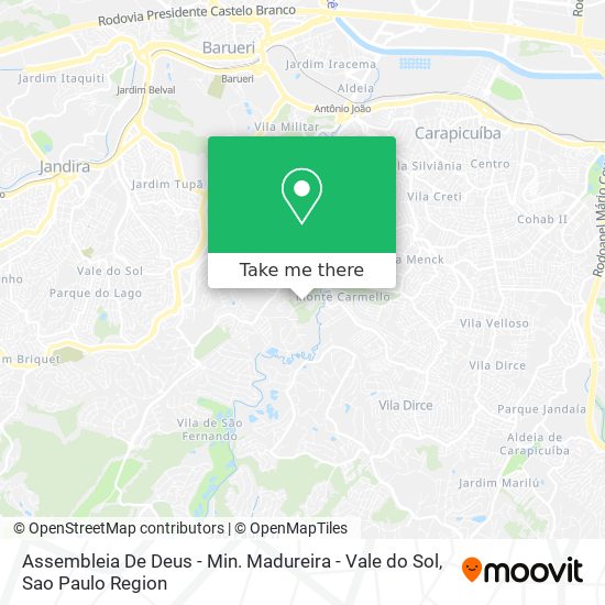 Assembleia De Deus - Min. Madureira - Vale do Sol map