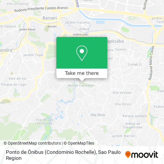 Ponto de Ônibus (Condomínio Rochelle) map