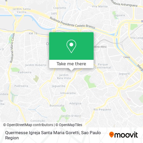 Quermesse Igreja Santa Maria Goretti map
