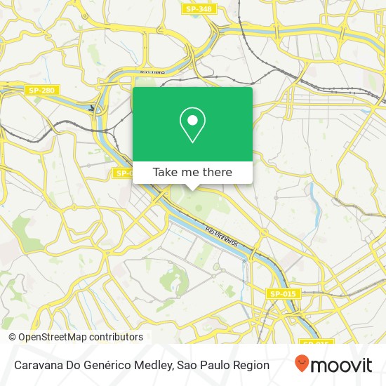 Mapa Caravana Do Genérico Medley