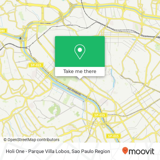 Holi One - Parque Villa Lobos map