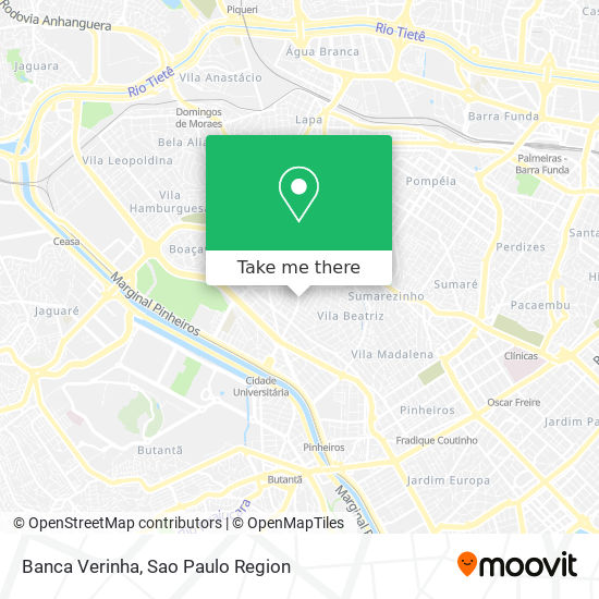 Banca Verinha map