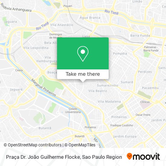 Mapa Praça Dr. João Guilherme Flocke
