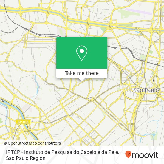 IPTCP - Instituto de Pesquisa do Cabelo e da Pele map