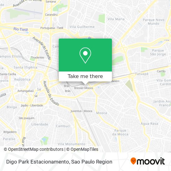 Mapa Digo Park Estacionamento