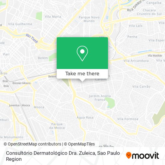 Mapa Consultório Dermatológico Dra. Zuleica