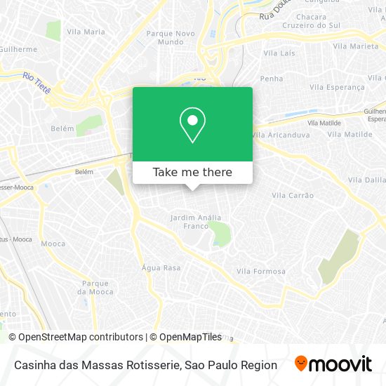 Casinha das Massas Rotisserie map