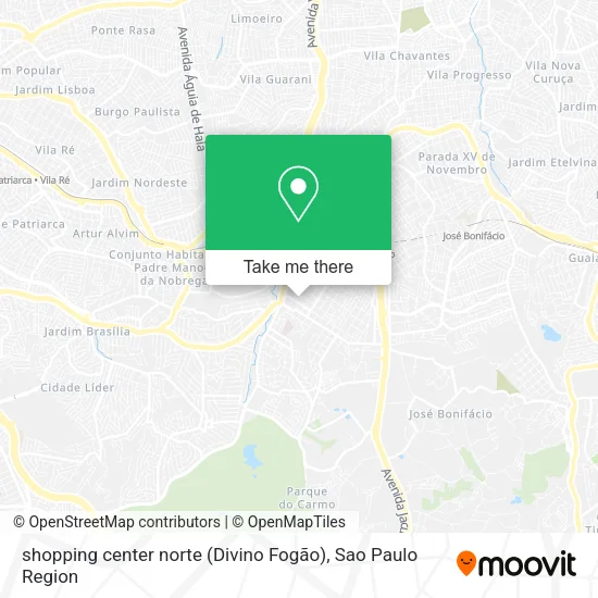 shopping center norte (Divino Fogão) map