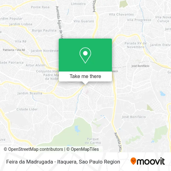 Feira da Madrugada - Itaquera map