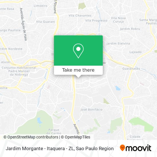 Jardim Morgante - Itaquera - ZL map