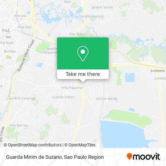 Guarda Mirim de Suzano map