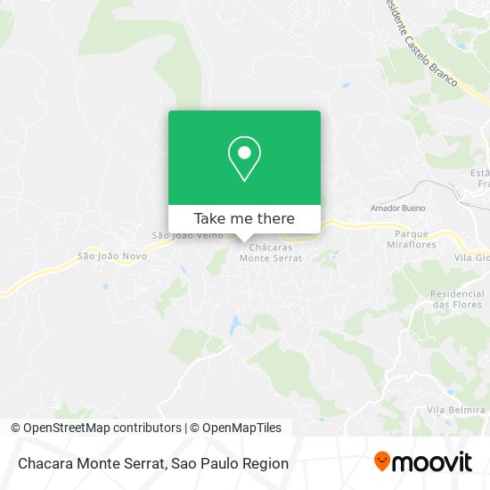 Chacara Monte Serrat map