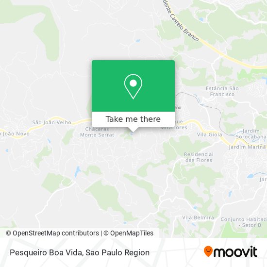 Pesqueiro Boa Vida map