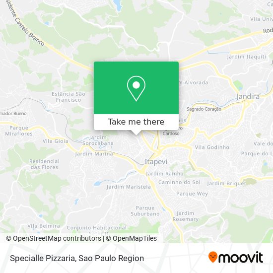Mapa Specialle Pizzaria