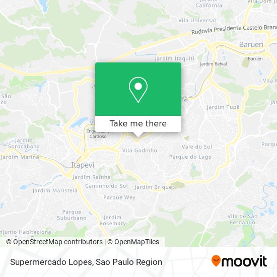 Supermercado Lopes map