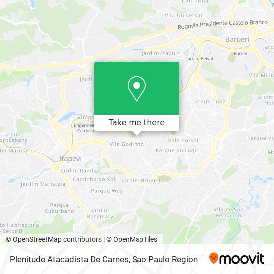Plenitude Atacadista De Carnes map