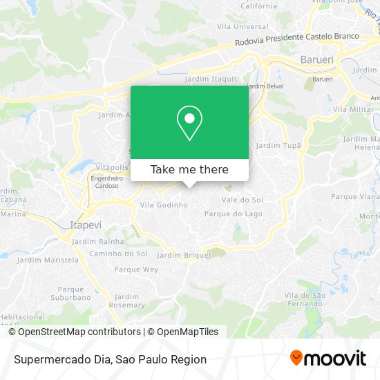 Supermercado Dia map