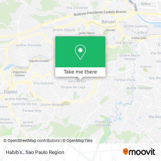 Habib's. map