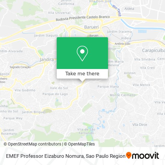 EMEF Professor Eizaburo Nomura map
