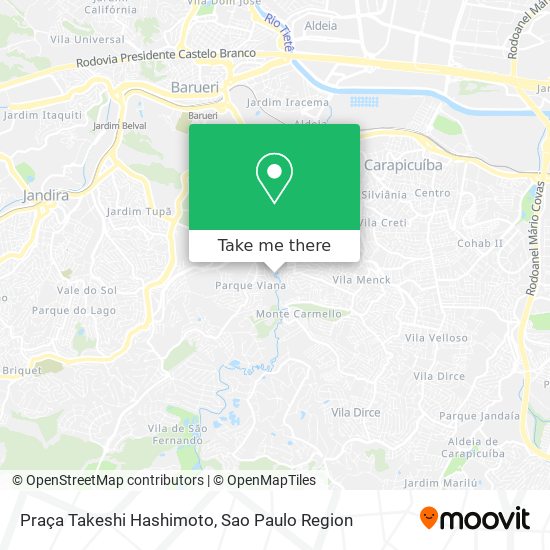 Praça Takeshi Hashimoto map