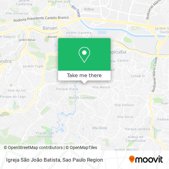 Igreja São João Batista map