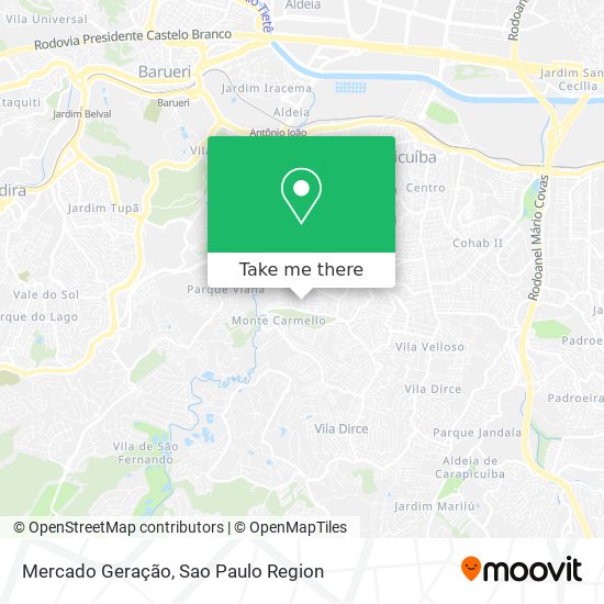 Mercado Geração map