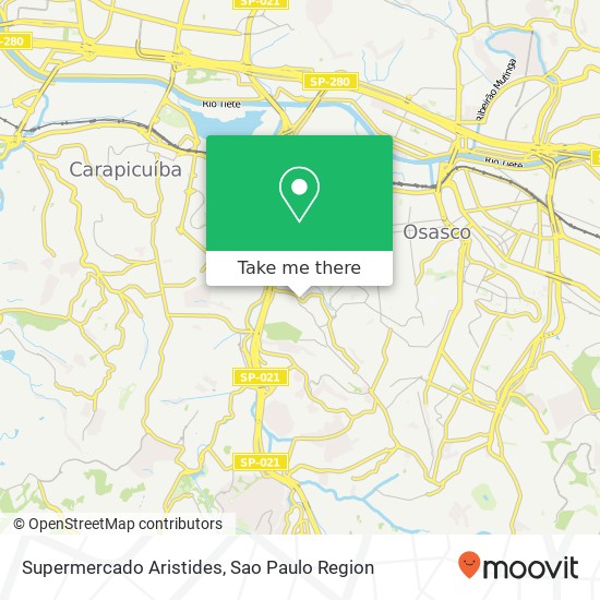 Supermercado Aristides map