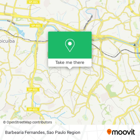 Barbearia Fernandes map