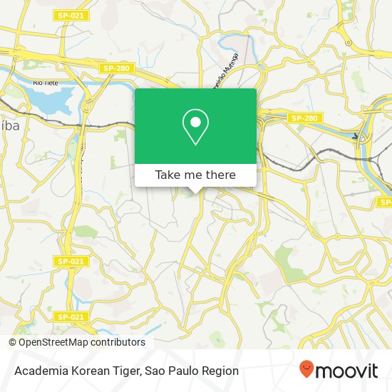 Academia Korean Tiger map