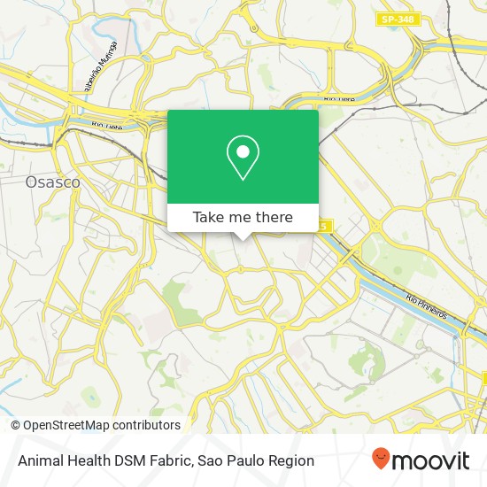 Animal Health DSM Fabric map