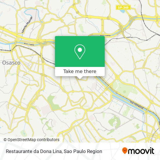 Mapa Restaurante da Dona Lina
