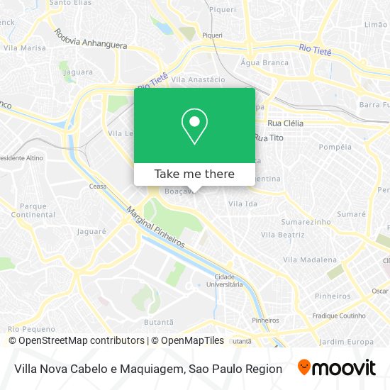 Villa Nova Cabelo e Maquiagem map